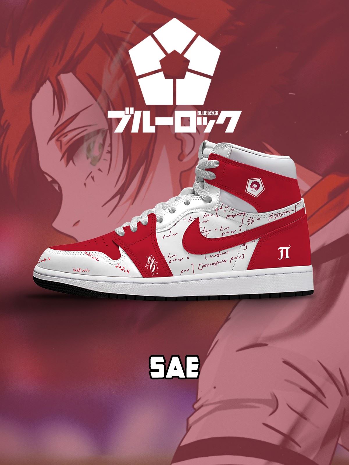 Sae Itoshi No.1 Custom High-Top Sneakers Sae Itoshi No.1 Custom High-Top Sneakers Sneakatelier