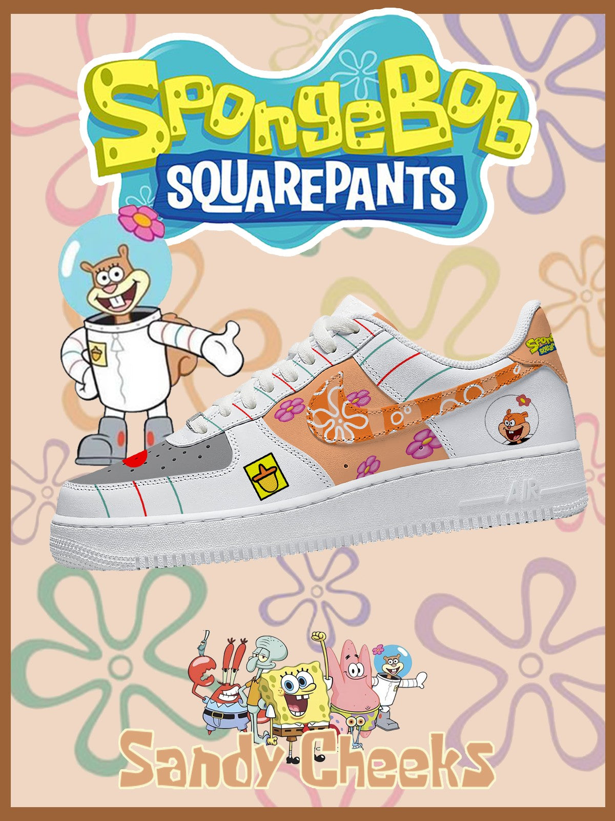 Sandy Cheeks V.1 Custom Sneakers Sandy Cheeks V.1 Custom Sneakers Sneakatelier