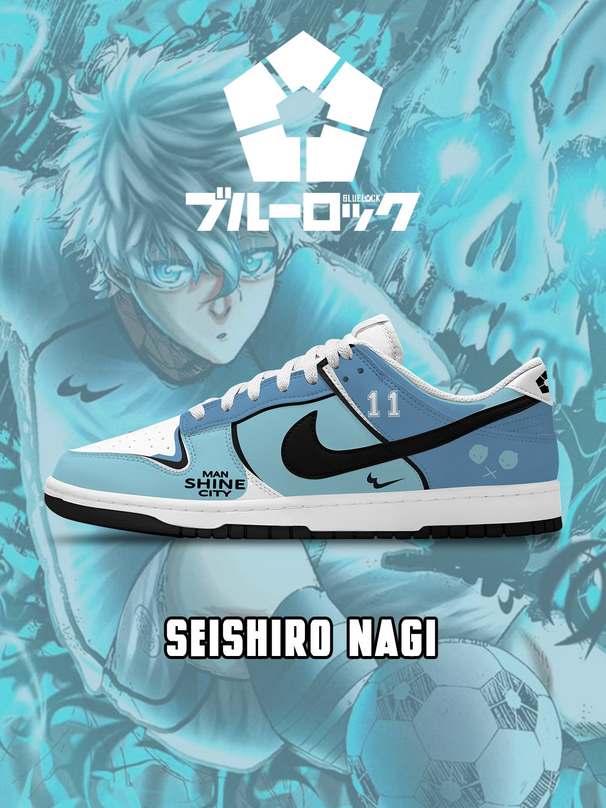 Seishiro Nagi V.2 Custom Court-Low Sneakers Seishiro Nagi V.2 Custom Court-Low Sneakers Sneakatelier