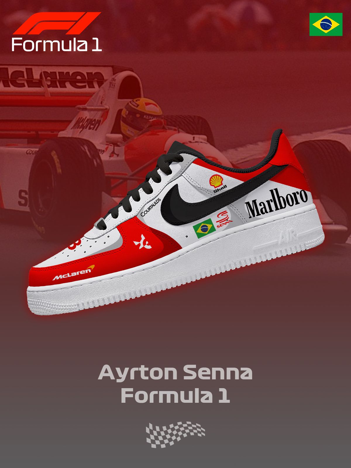Senna F.1 Custom Sneakers Senna F.1 Custom Sneakers Sneakatelier