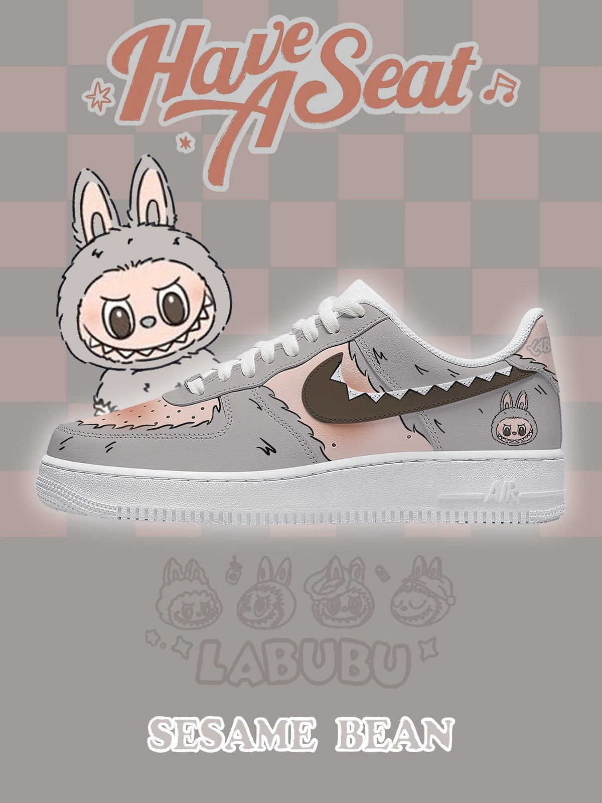 Sesame Bean V.1 Custom Sneakers Sesame Bean V.1 Custom Sneakers Sneakatelier