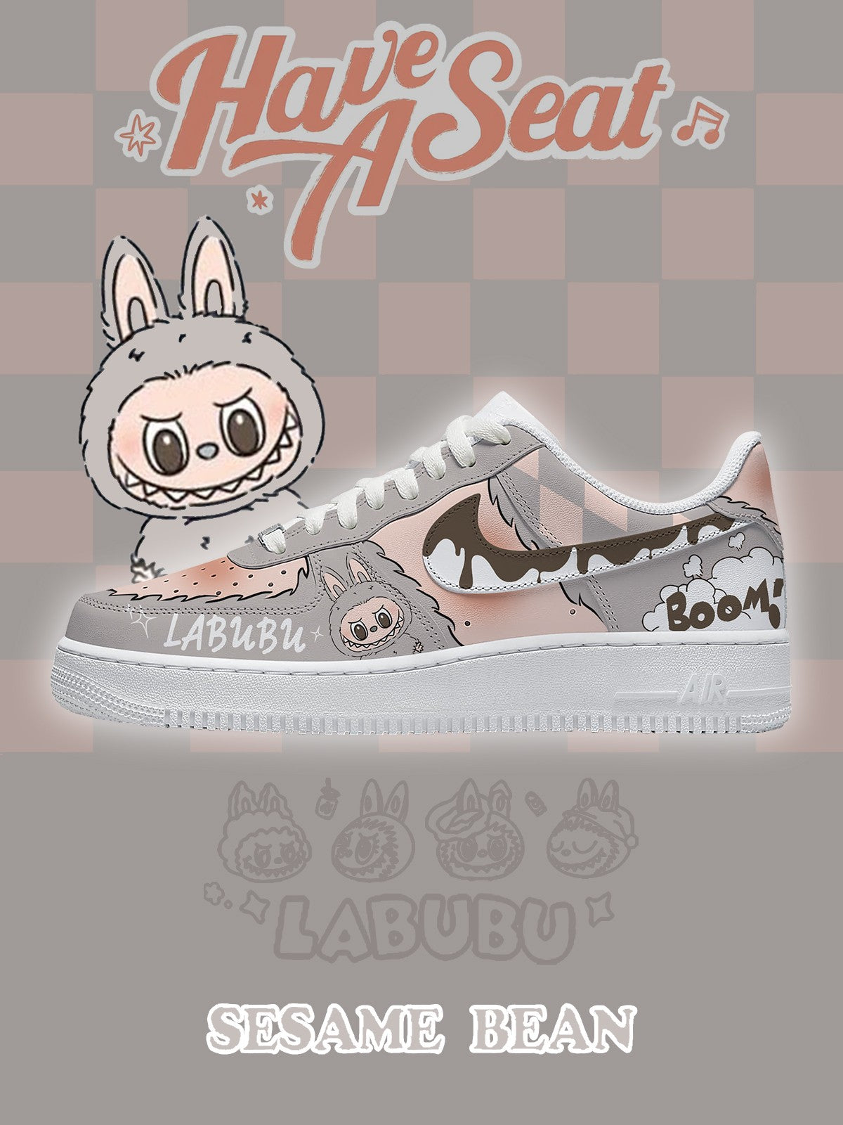 Sesame Bean V.3 Custom Sneakers Sesame Bean V.3 Custom Sneakers Sneakatelier