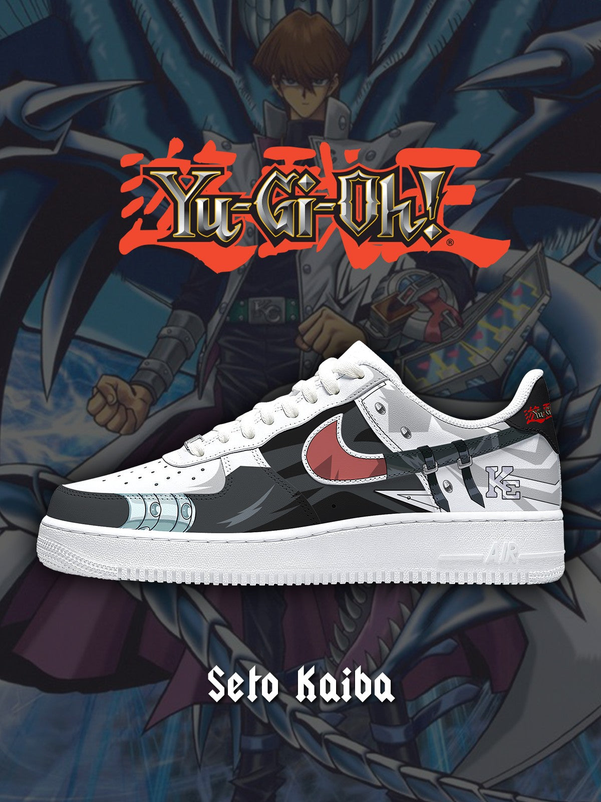 Seto Kaiba V.1 Custom Sneakers Seto Kaiba V.1 Custom Sneakers Sneakatelier