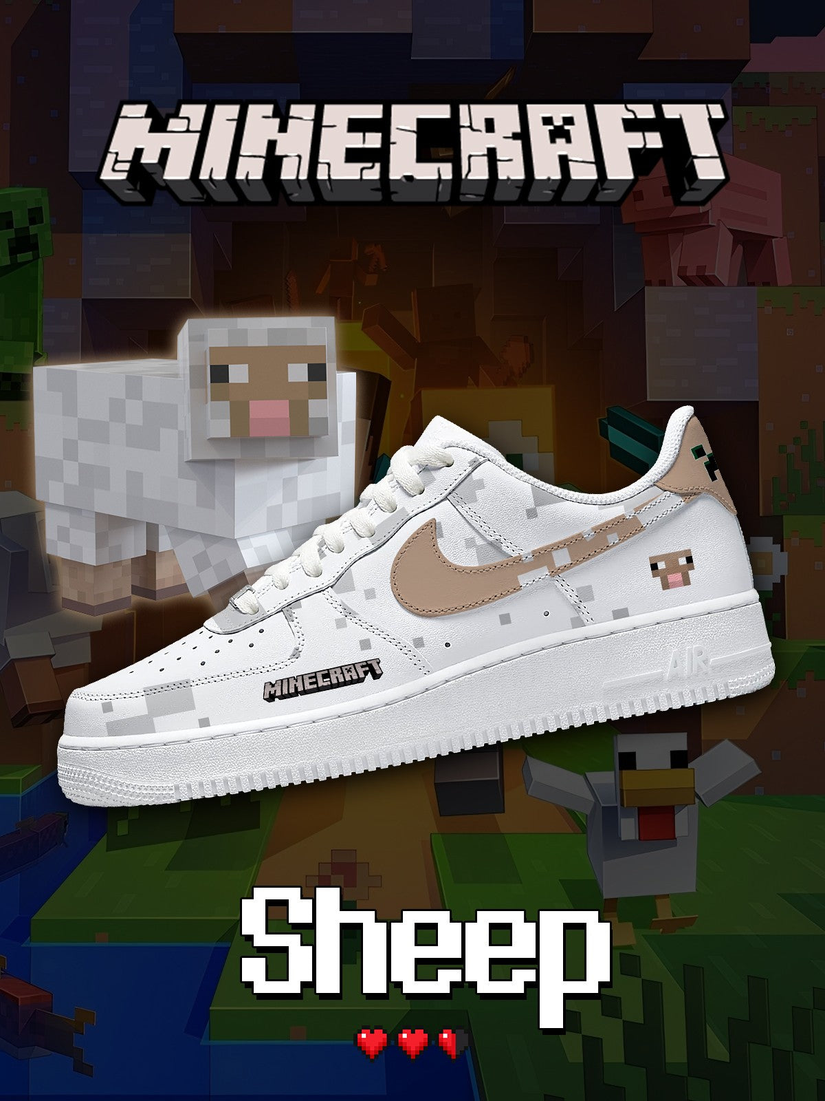 Sheep V.1 Custom Sneakers Sheep V.1 Custom Sneakers Sneakatelier