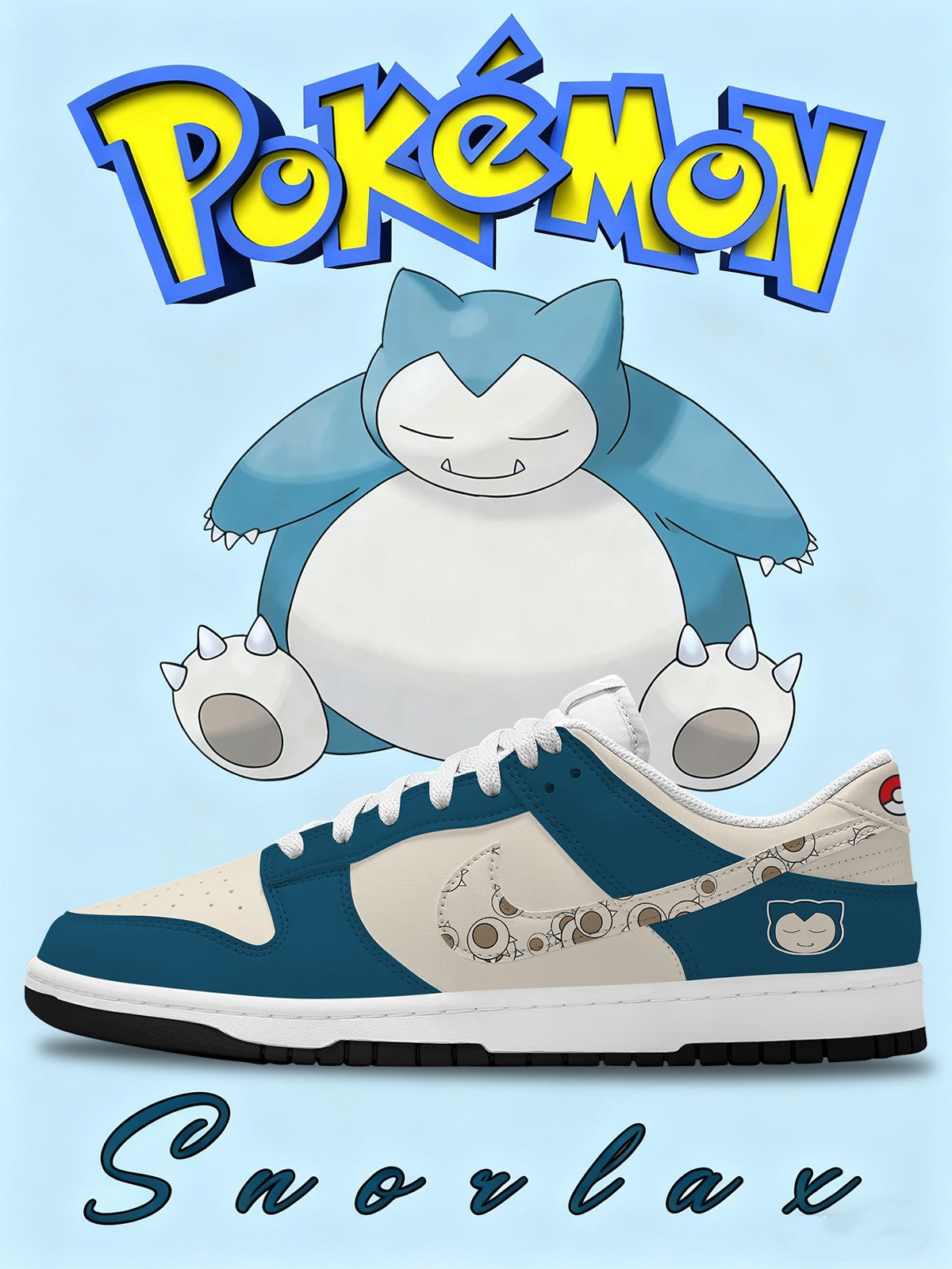 Snorlax V.1 Custom Court-Low Sneakers Snorlax V.1 Custom Court-Low Sneakers Sneakatelier