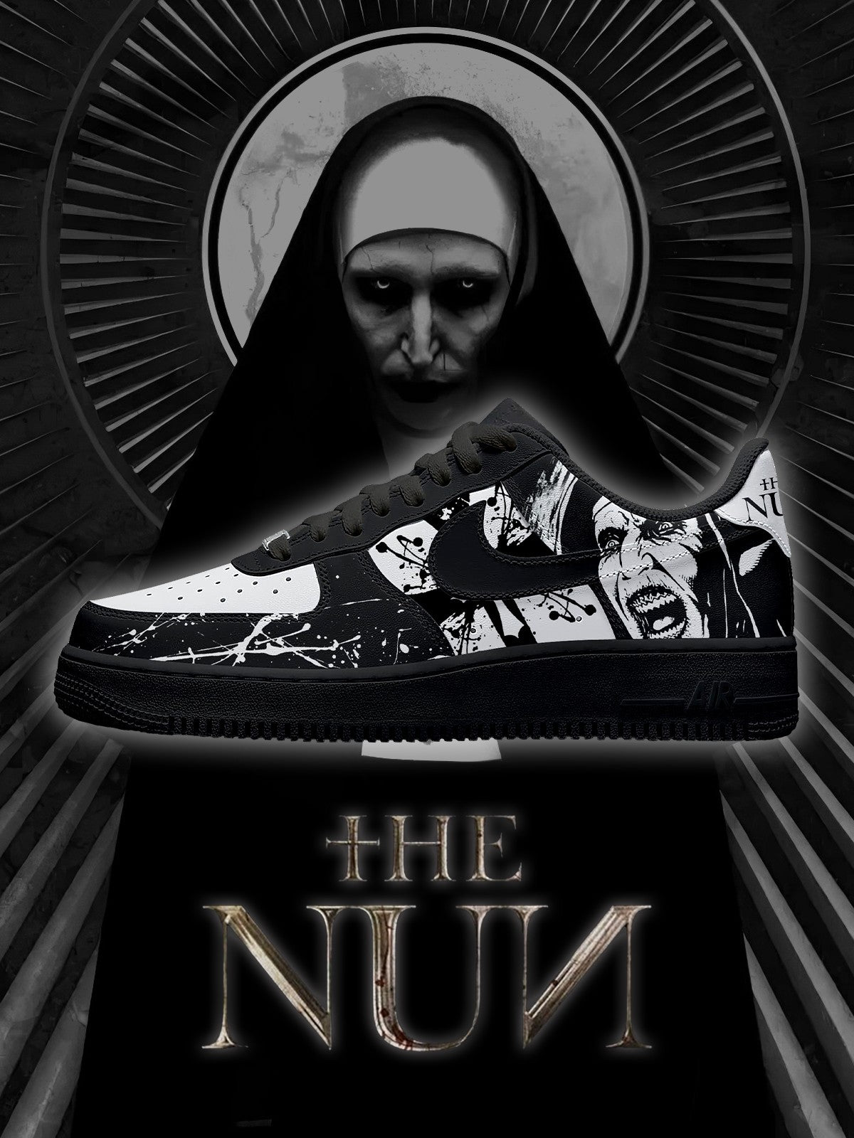 The Nun V.1 Custom Sneakers The Nun V.1 Custom Sneakers Sneakatelier