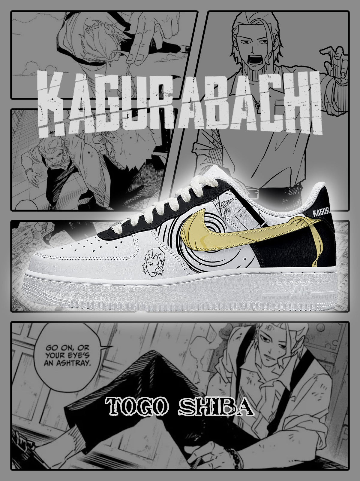 Togo Shiba V.1 Custom Sneakers Togo Shiba V.1 Custom Sneakers Sneakatelier