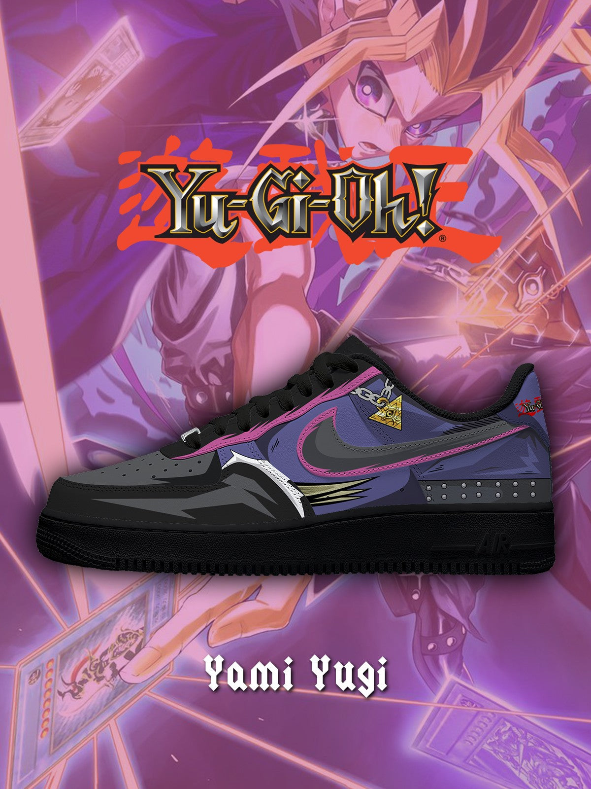 Yami Yugi V.1 Custom Sneakers Yami Yugi V.1 Custom Sneakers Sneakatelier