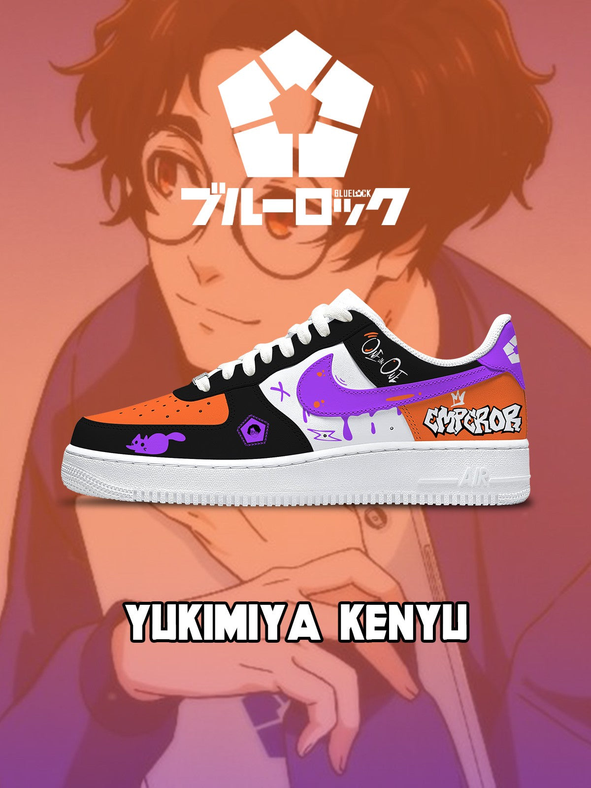 Yukimiya Kenyu V.1 Custom Sneakers Yukimiya Kenyu V.1 Custom Sneakers Sneakatelier