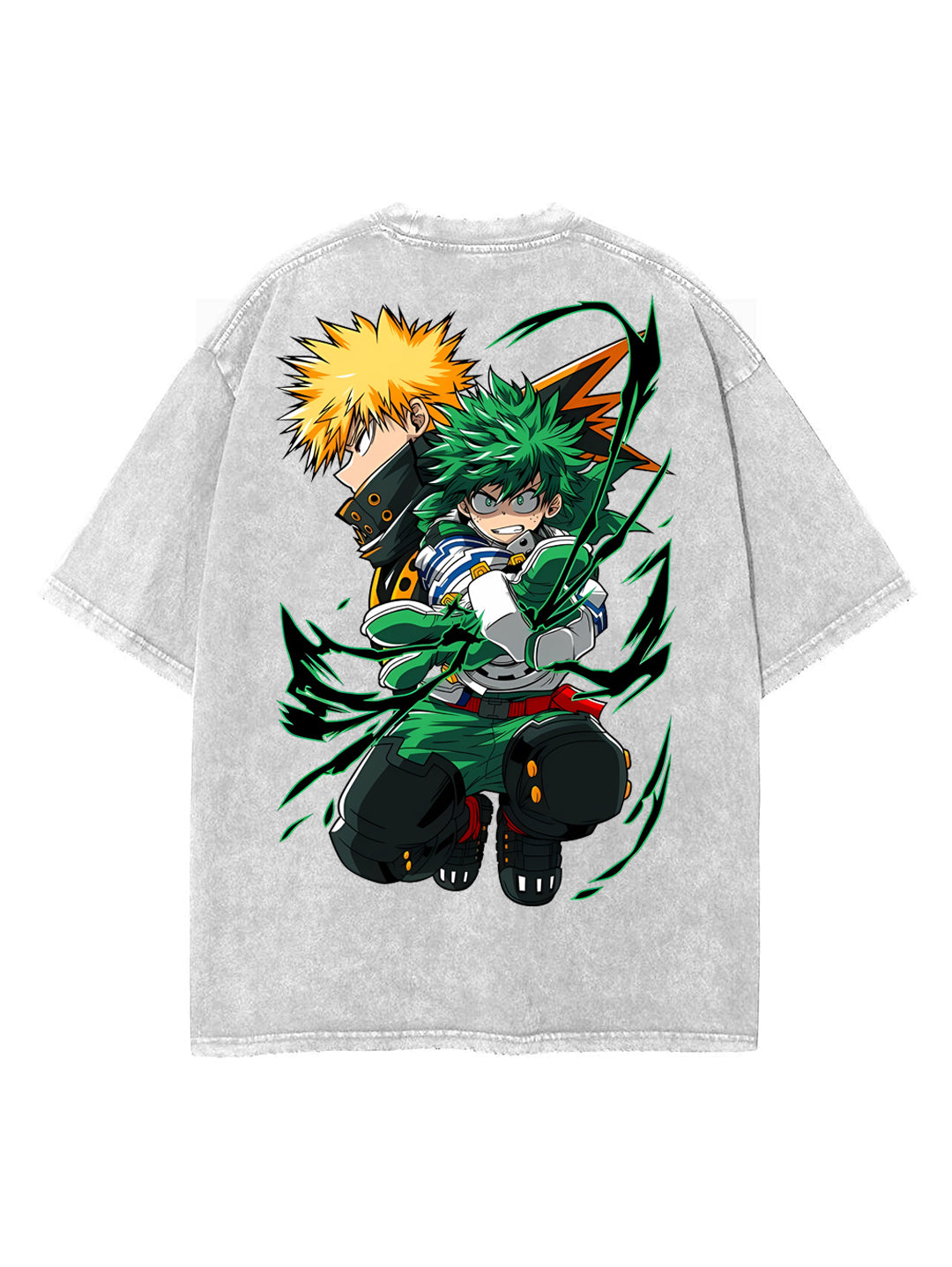 2-SIDED BAKUGO AND DEKU VINTAGE OVERSIZE TEE 2-SIDED BAKUGO AND DEKU VINTAGE OVERSIZE TEE Sneakatelier