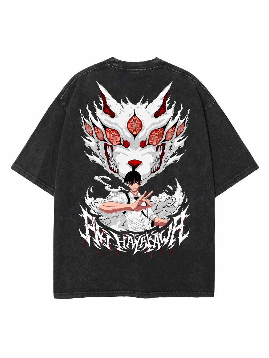 2-SIDED KON AND AKI VINTAGE OVERSIZE TEE 2-SIDED KON AND AKI VINTAGE OVERSIZE TEE Sneakatelier