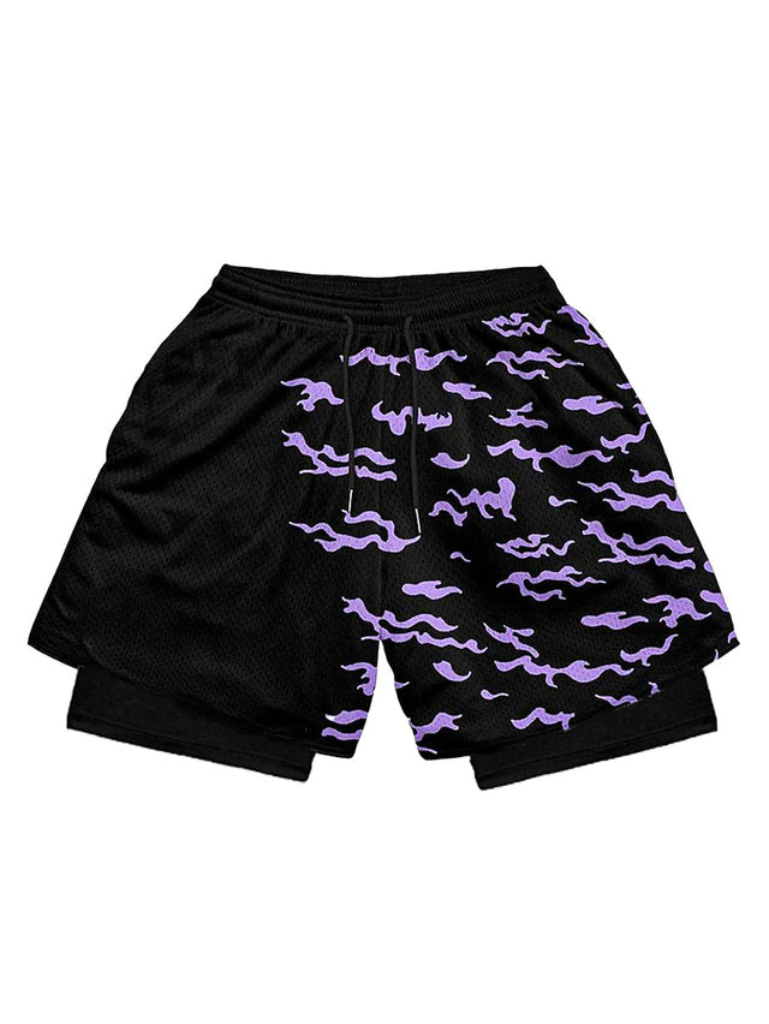 CURSE MARK BLACK PERFORMANCE SHORTS CURSE MARK BLACK PERFORMANCE SHORTS Sneakatelier