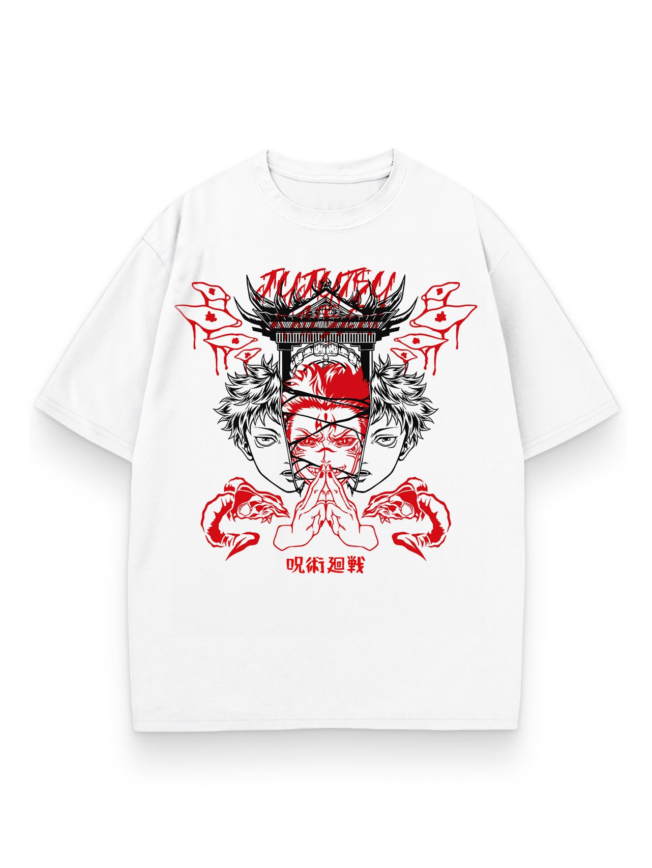 SUKUNA INCARNATION OVERSIZE TEE SUKUNA INCARNATION OVERSIZE TEE Sneakatelier