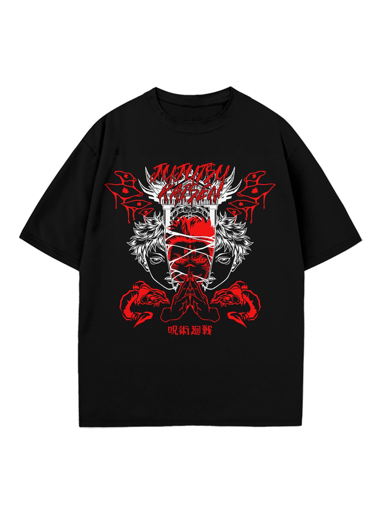 SUKUNA INCARNATION OVERSIZE TEE SUKUNA INCARNATION OVERSIZE TEE Sneakatelier