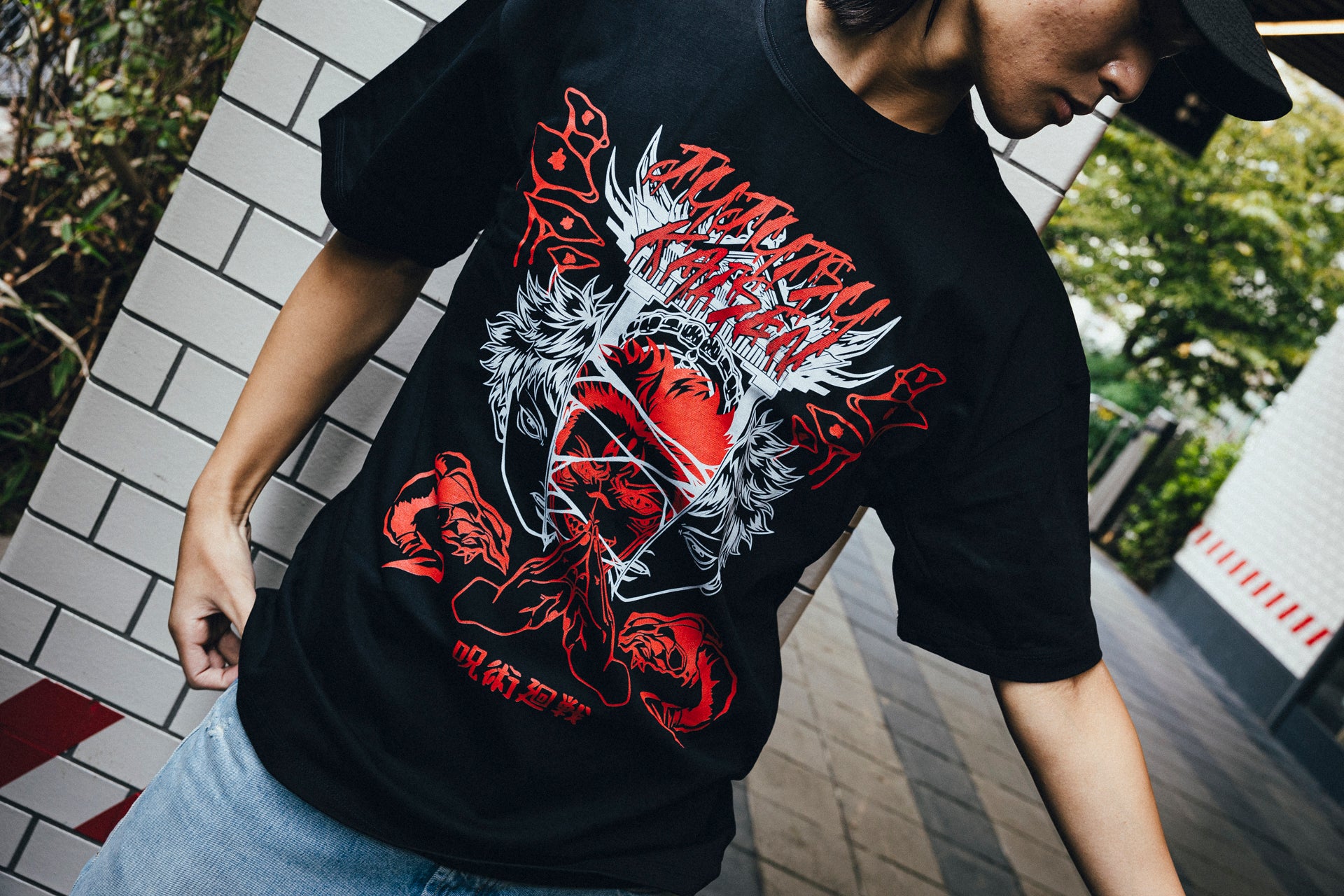 SUKUNA INCARNATION OVERSIZE TEE SUKUNA INCARNATION OVERSIZE TEE Sneakatelier