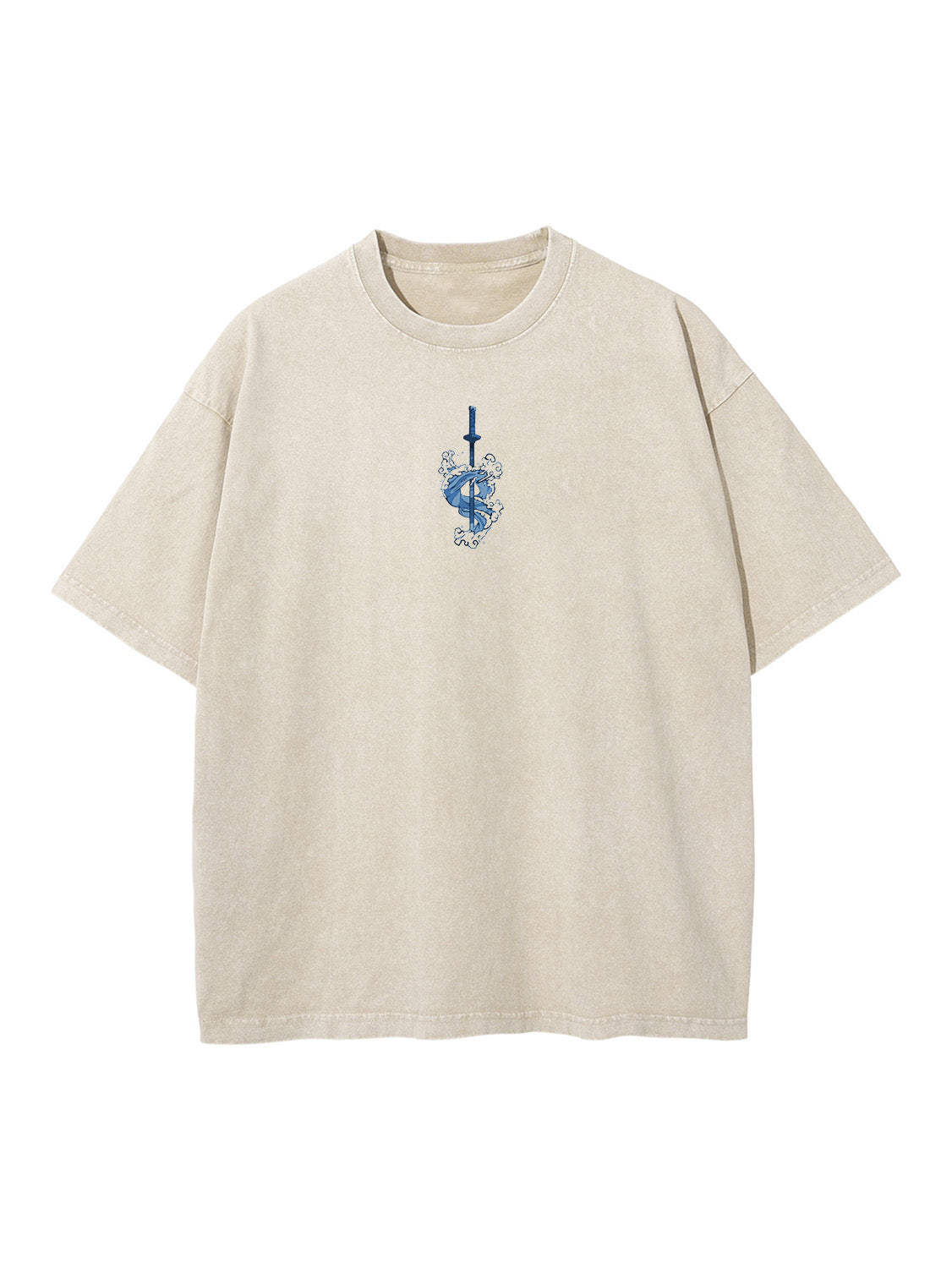 TANJIRO WATER BREATHING 2-SIDED VINTAGE TEE TANJIRO WATER BREATHING 2-SIDED VINTAGE TEE Sneakatelier